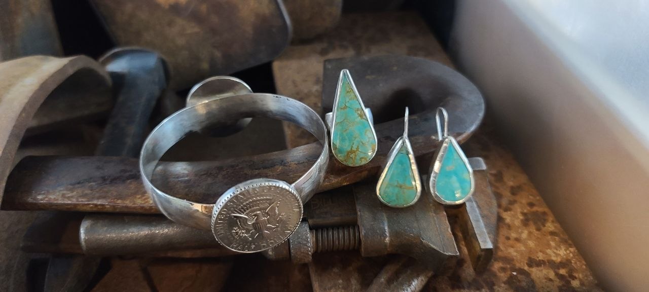 Sea glass pendant in sterling silver setting